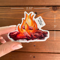 Load image into Gallery viewer, Campfire Vinyl Sticker
