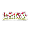 Load image into Gallery viewer, Heart Flowers Vinyl Sticker
