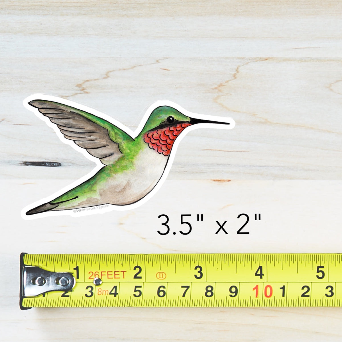 Hummingbird Vinyl Sticker