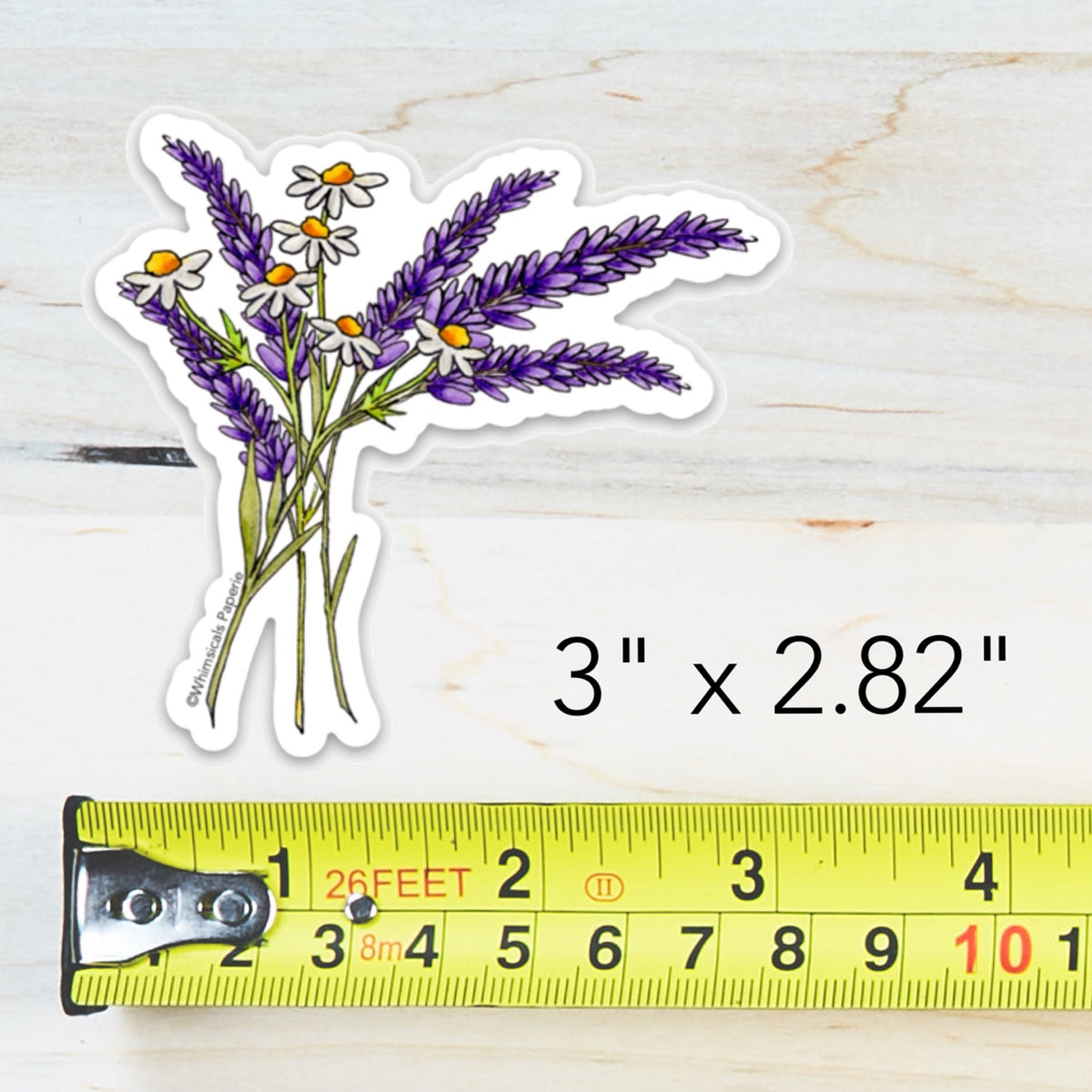 Lavender Flower Vinyl Sticker