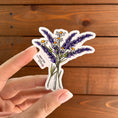 Load image into Gallery viewer, Lavender Flower Vinyl Sticker
