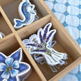 Load image into Gallery viewer, Lavender Flower Vinyl Sticker
