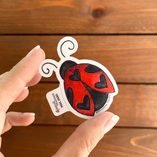 Ladybug Vinyl Sticker
