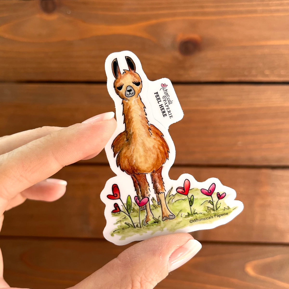 Llama Vinyl Sticker
