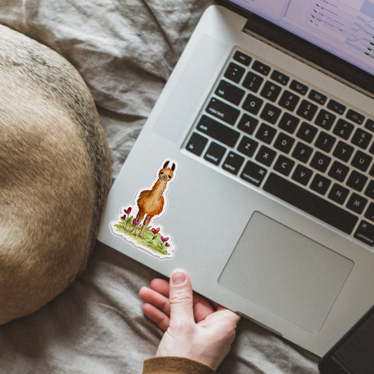 Llama Vinyl Sticker