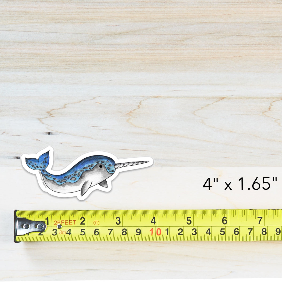 Narwhal Vinyl Sticker