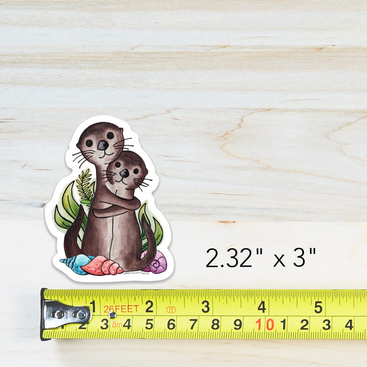 Otters Vinyl Sticker
