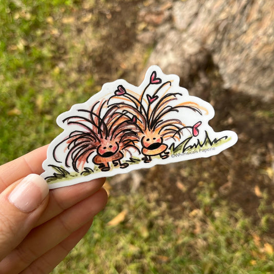 Porcupines Vinyl Sticker