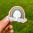 Load image into Gallery viewer, Rainbow Clouds Vinyl Sticker
