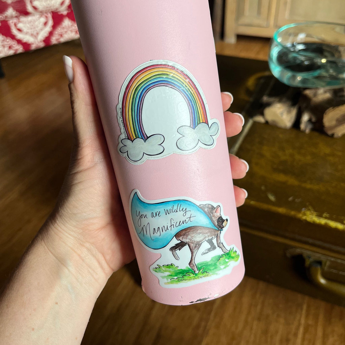 Rainbow Clouds Vinyl Sticker