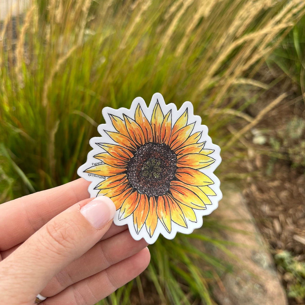 Sunflower Vinyl Sticker