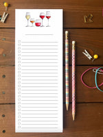 Wine To Do List Notepad | Personalization Available