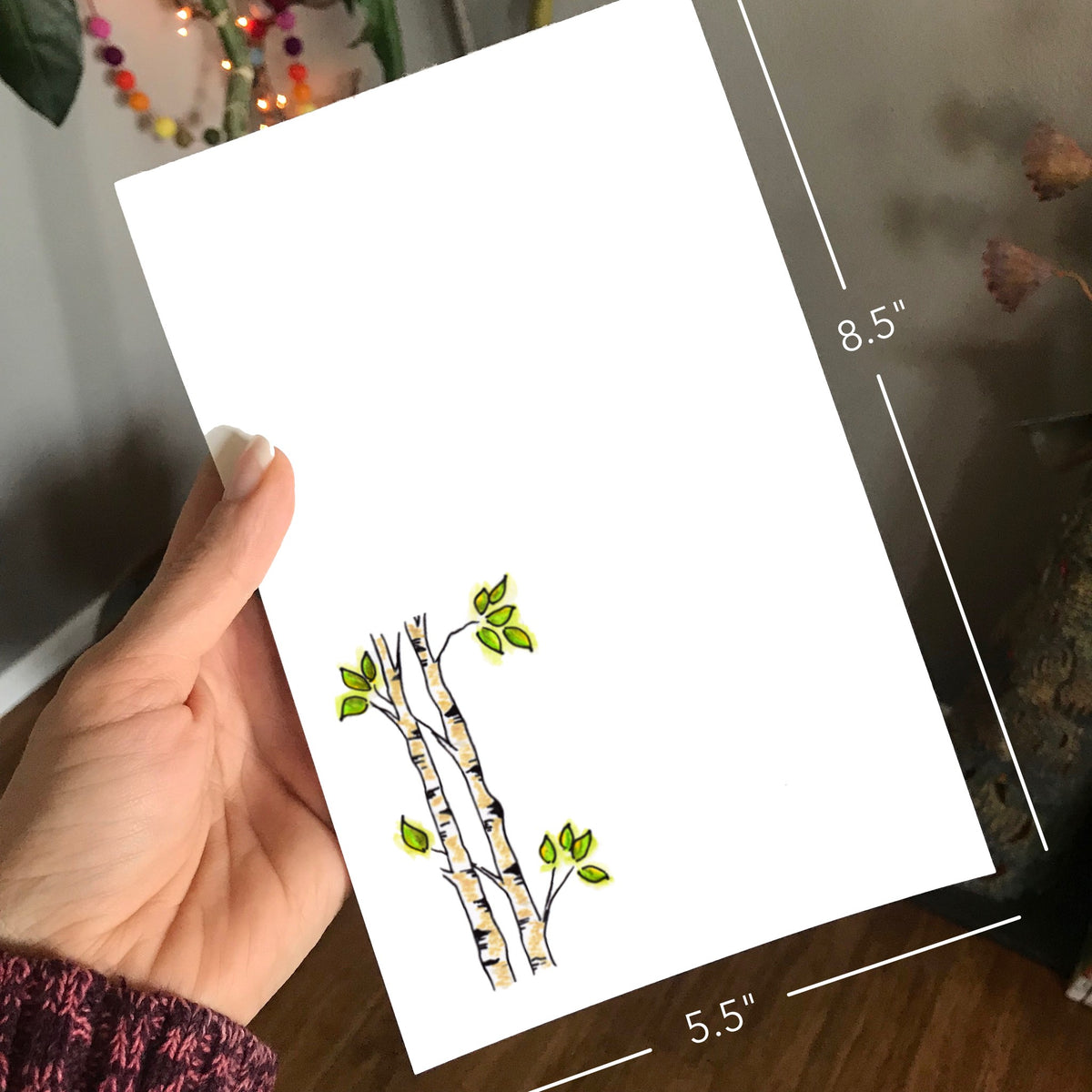 Aspen Tree Magnetic Writing Notepad