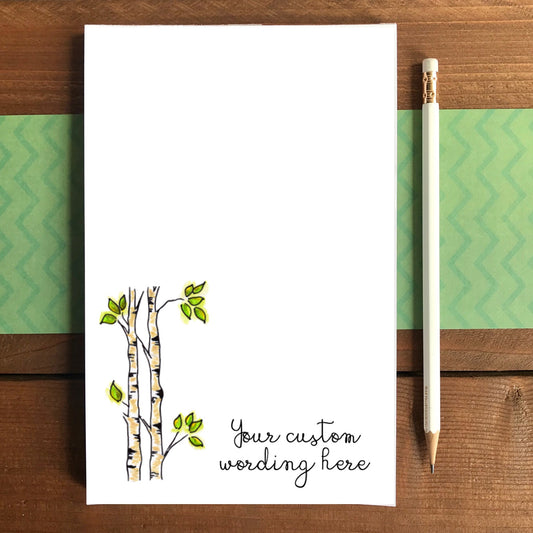 Aspen Tree Personalized Magnetic Writing Notepad