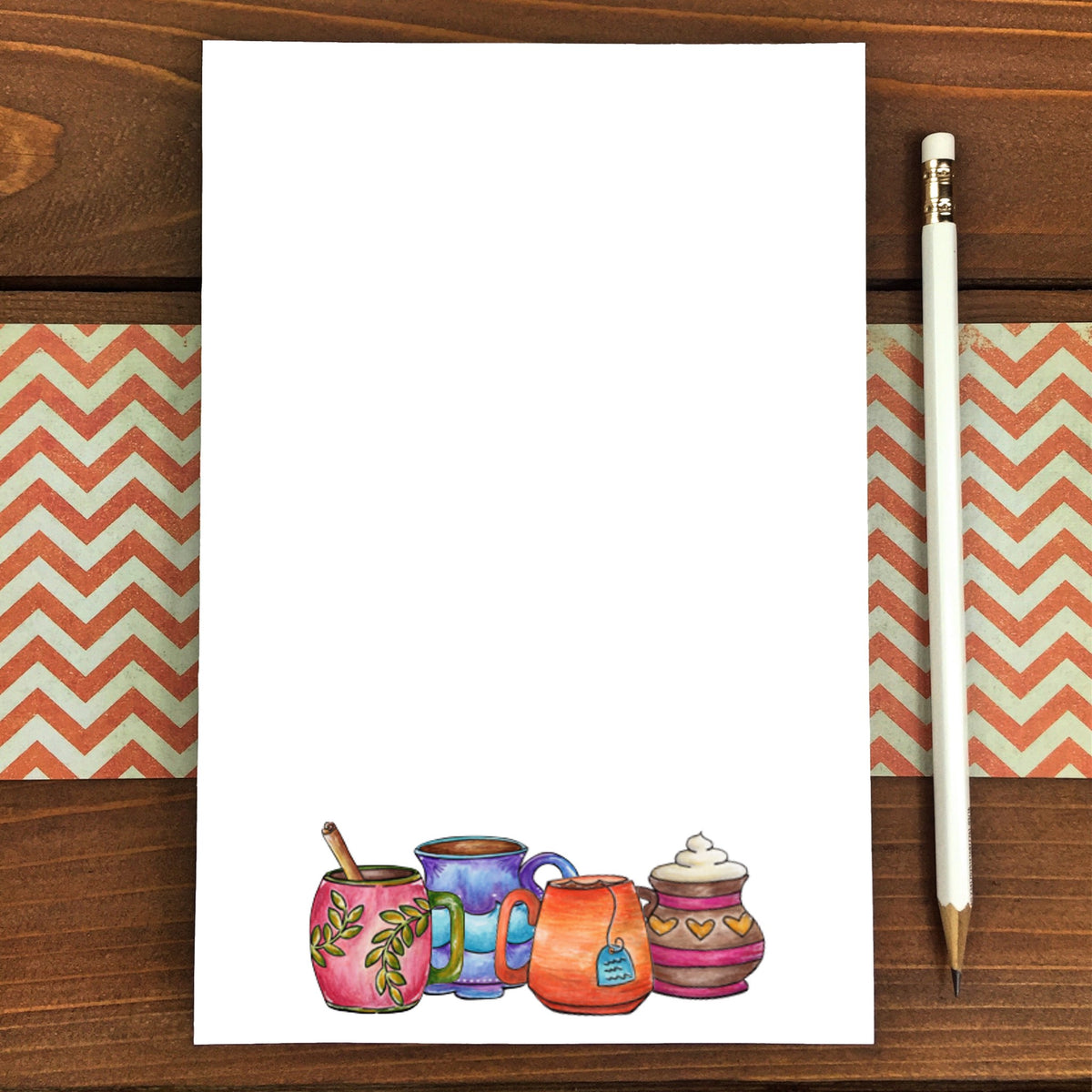 Cozy Mugs Magnetic Writing Notepad