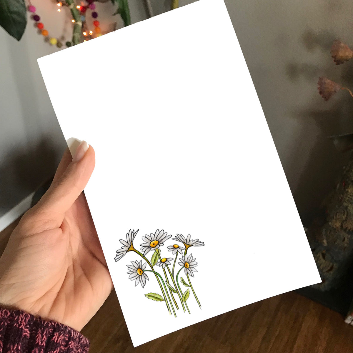 Daisies Magnetic Writing Notepad