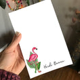 Load image into Gallery viewer, Flamingo Personalized Magnetic Writing Notepad
