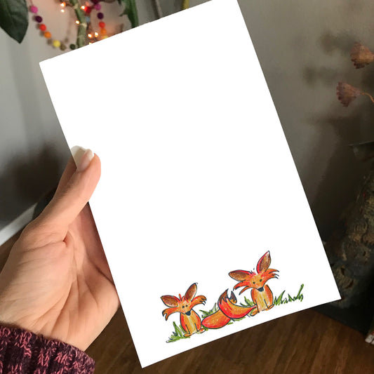 Foxes Magnetic Writing Notepad