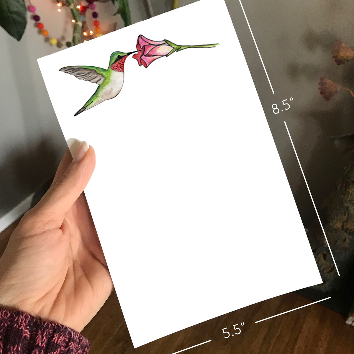 Hummingbird Magnetic Writing Notepad