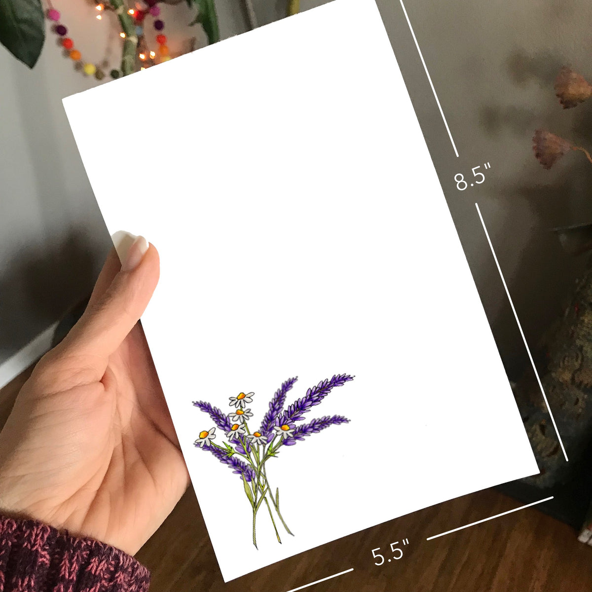 Lavender Magnetic Writing Notepad