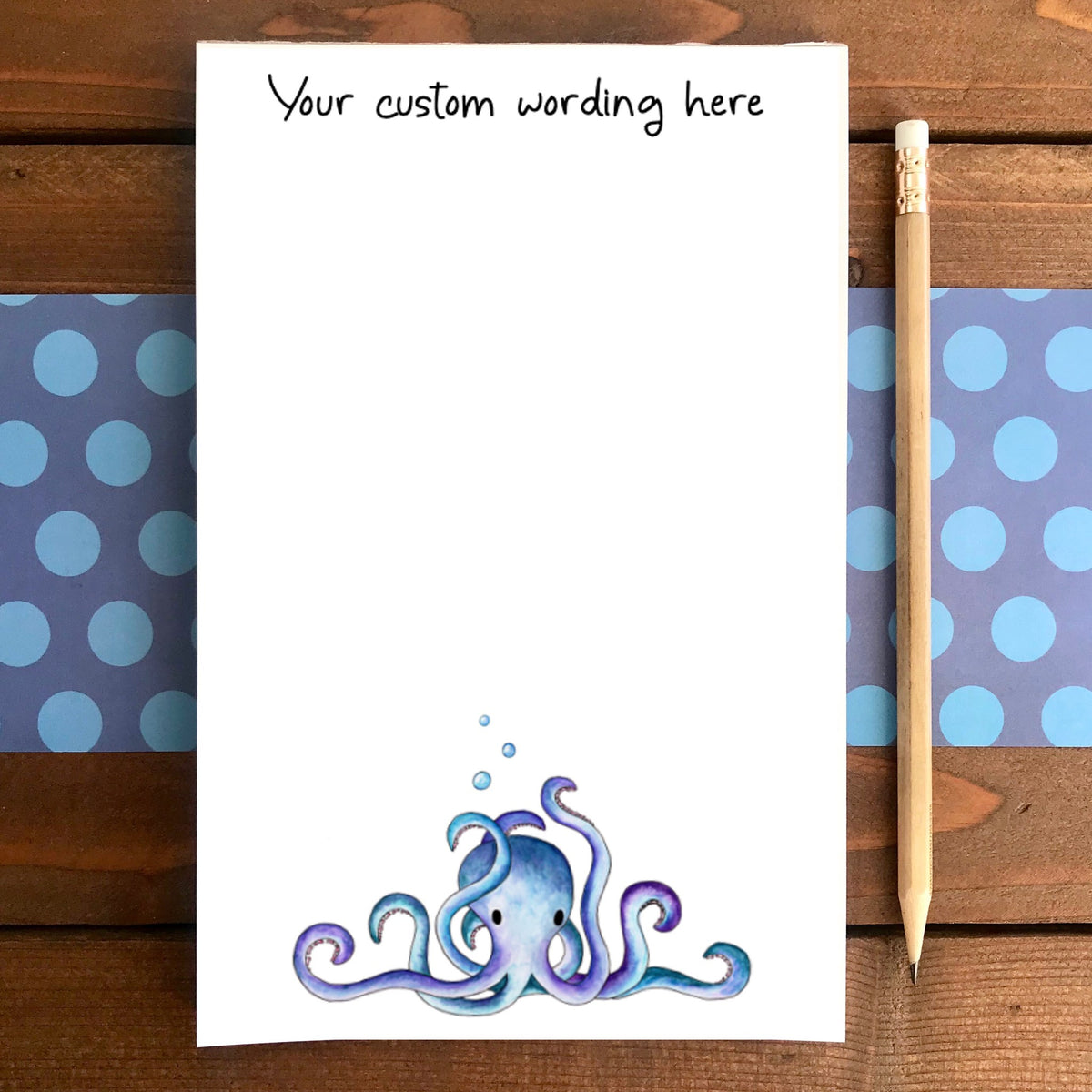 Octopus Personalized Magnetic Writing Notepad