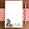 Load image into Gallery viewer, Otters Personalized Magnetic Writing Notepad
