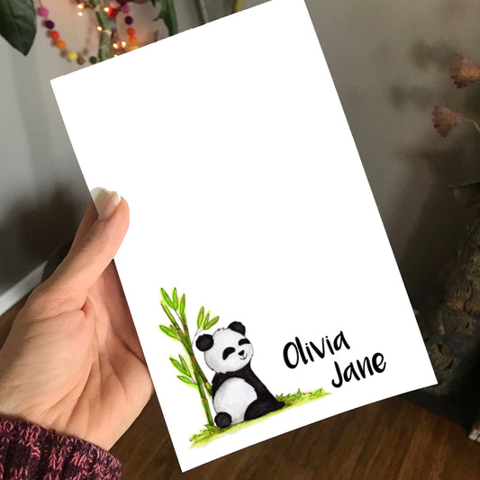 Panda Personalized Magnetic Writing Notepad