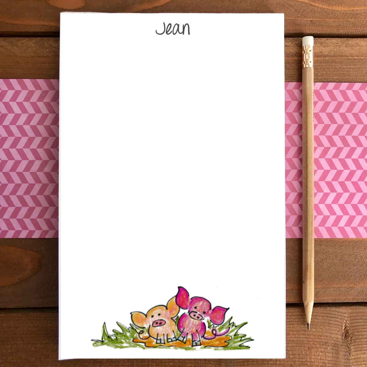 Pigs Personalized Magnetic Writing Notepad