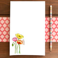 Load image into Gallery viewer, Poppies Magnetic Writing Notepad
