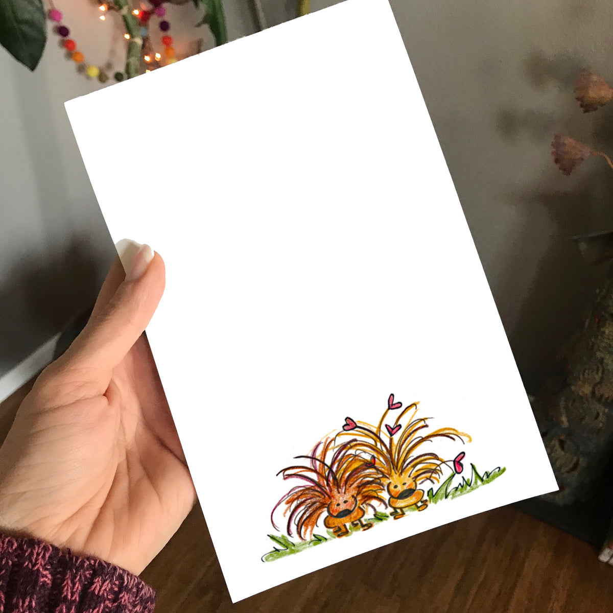 Porcupines Magnetic Writing Notepad