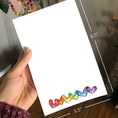 Load image into Gallery viewer, Rainbow Hearts Magnetic Writing Notepad
