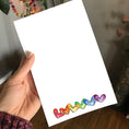Load image into Gallery viewer, Rainbow Hearts Magnetic Writing Notepad
