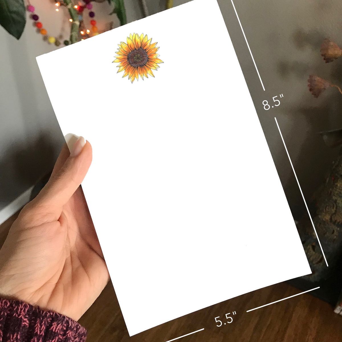 Sunflowers Magnetic Writing Notepad