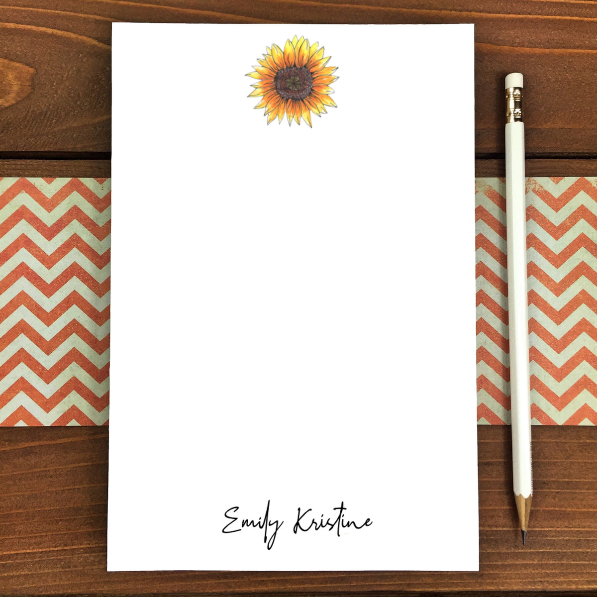 Sunflowers Personalized Magnetic Writing Notepad