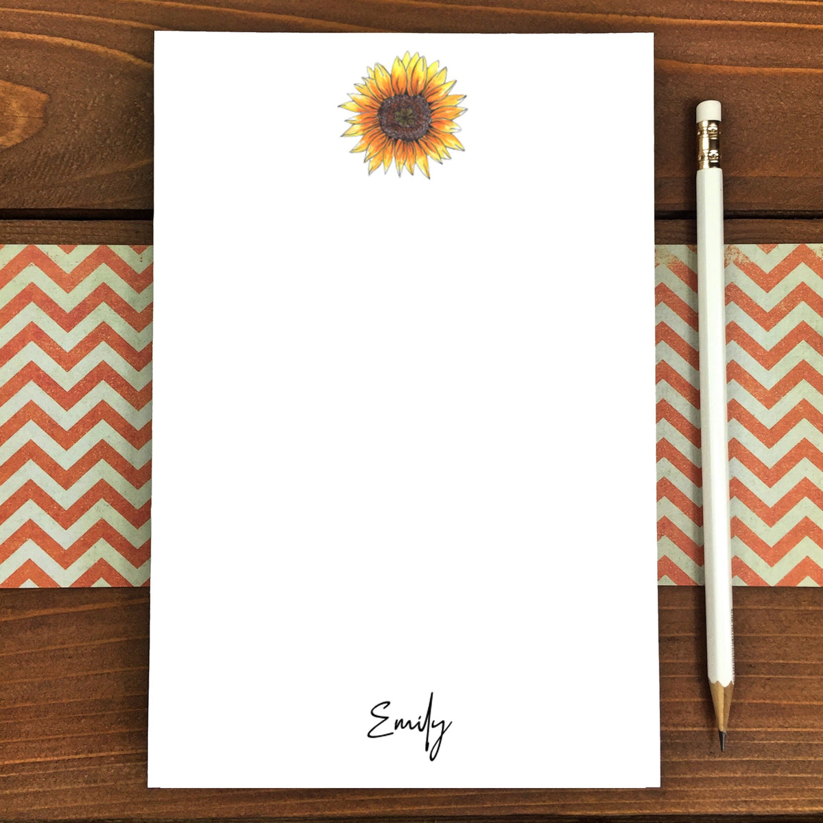 Sunflowers Personalized Magnetic Writing Notepad