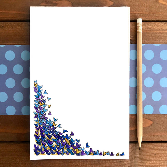 Tumbling Hearts Magnetic Writing Notepad