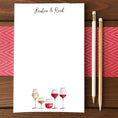 Load image into Gallery viewer, Wine Flight Personalized Magnetic Writing Notepad
