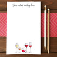 Load image into Gallery viewer, Wine Flight Personalized Magnetic Writing Notepad
