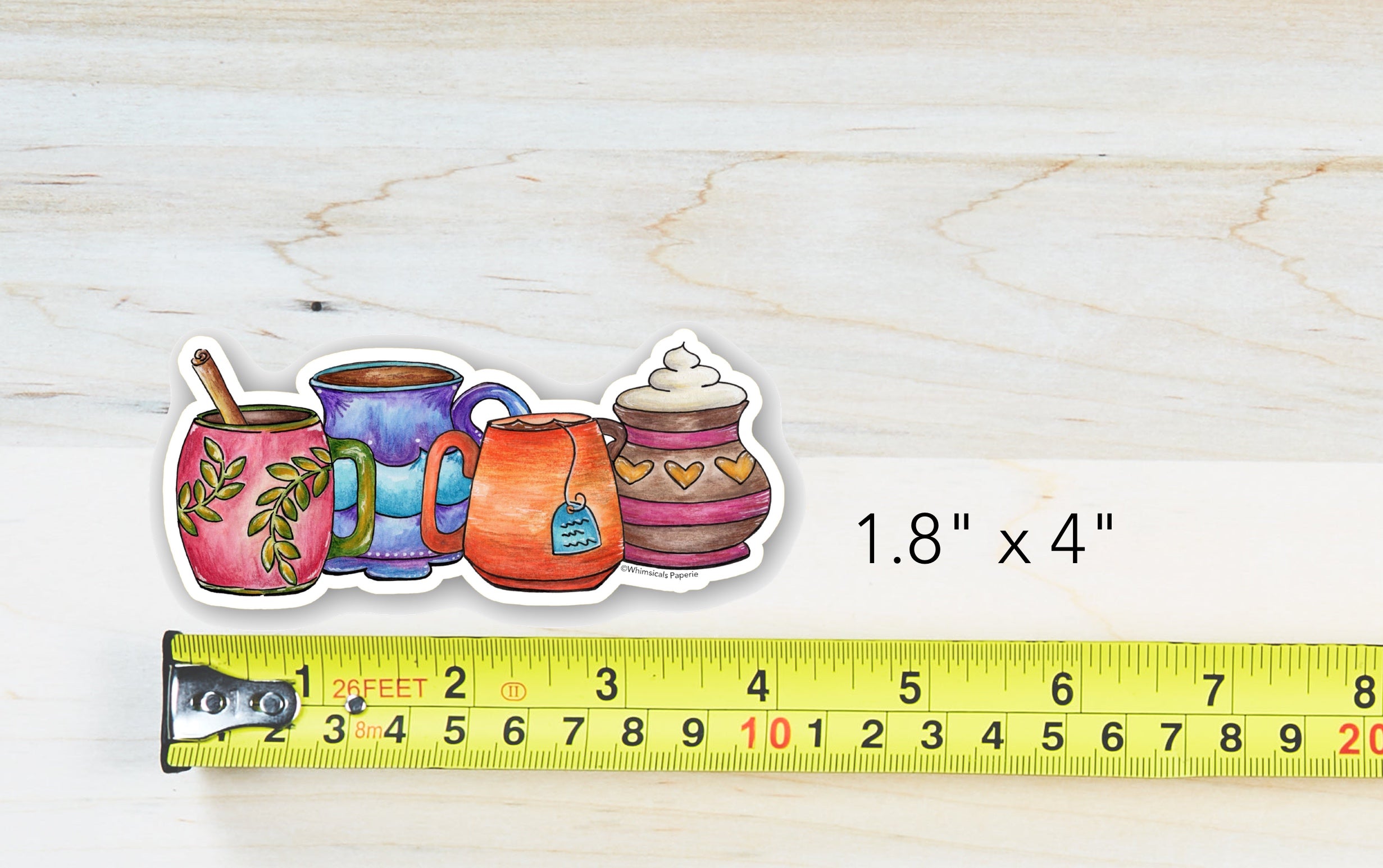 Cozy Mugs Vinyl Sticker