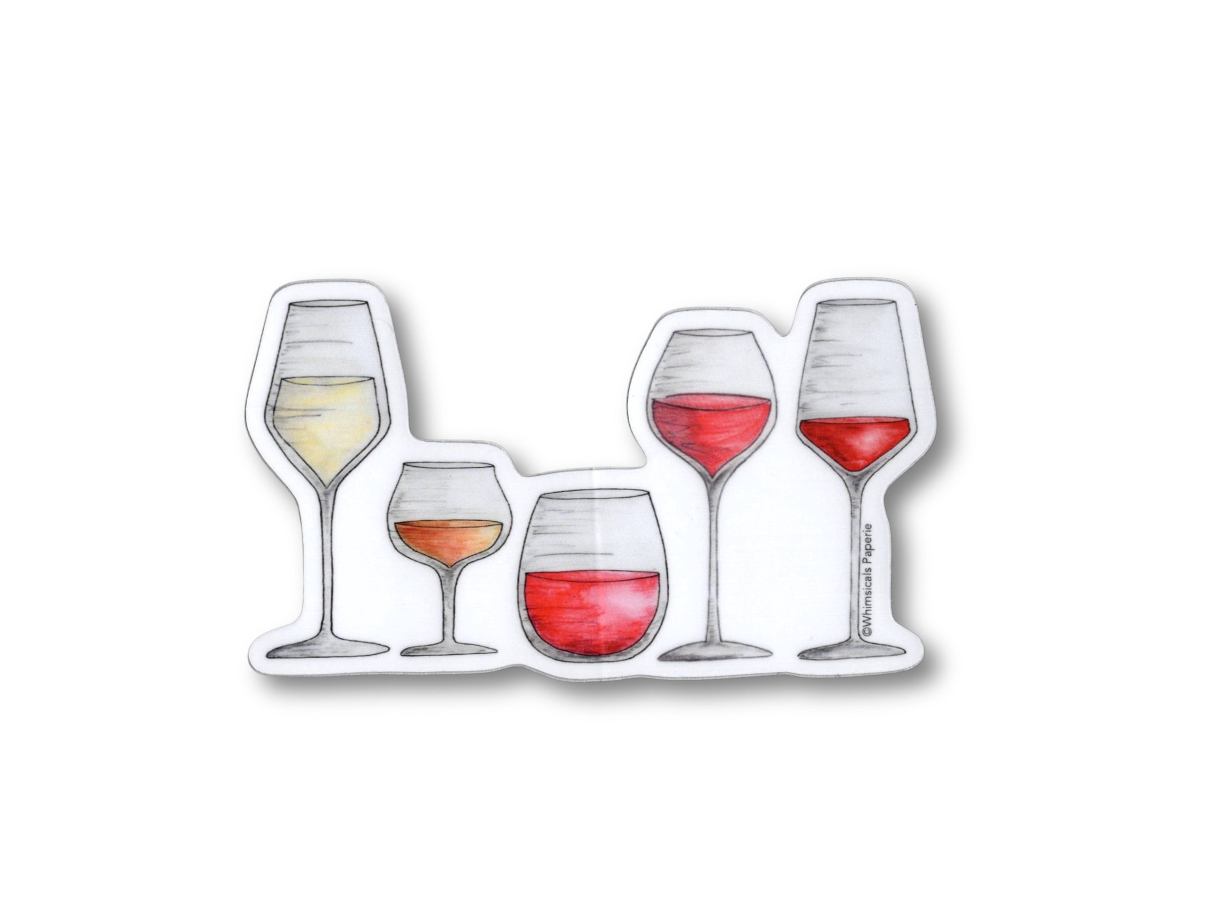 Wine Vinyl Sticker
