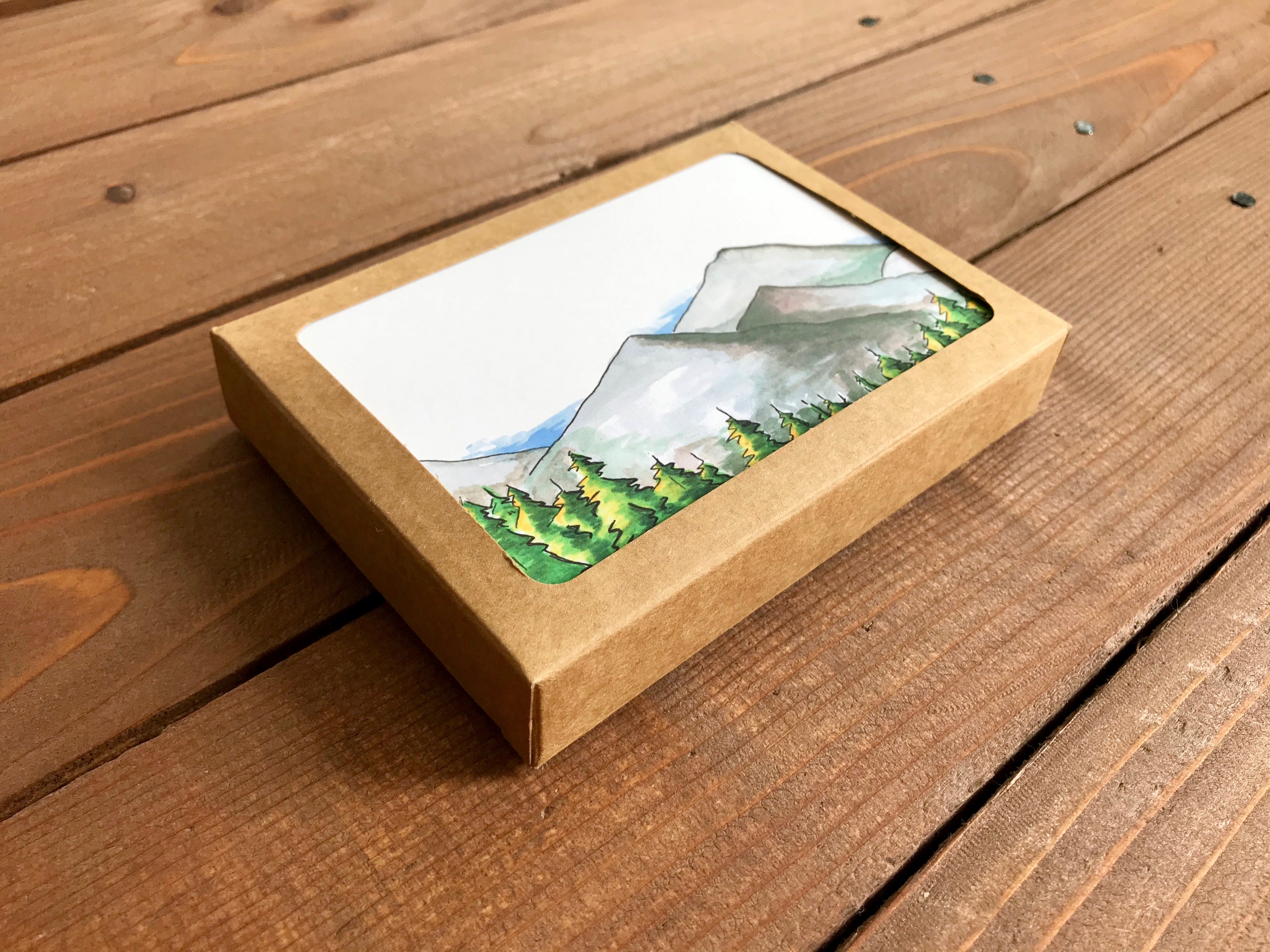 Mountain Cards, Choose Your Message - Boxed Set of 8