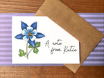 Colorado Blue Columbine Cards, Choose Your Message - Boxed Set of 8