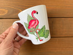 Flamingo Mug - 12 oz Ceramic Latte Mug