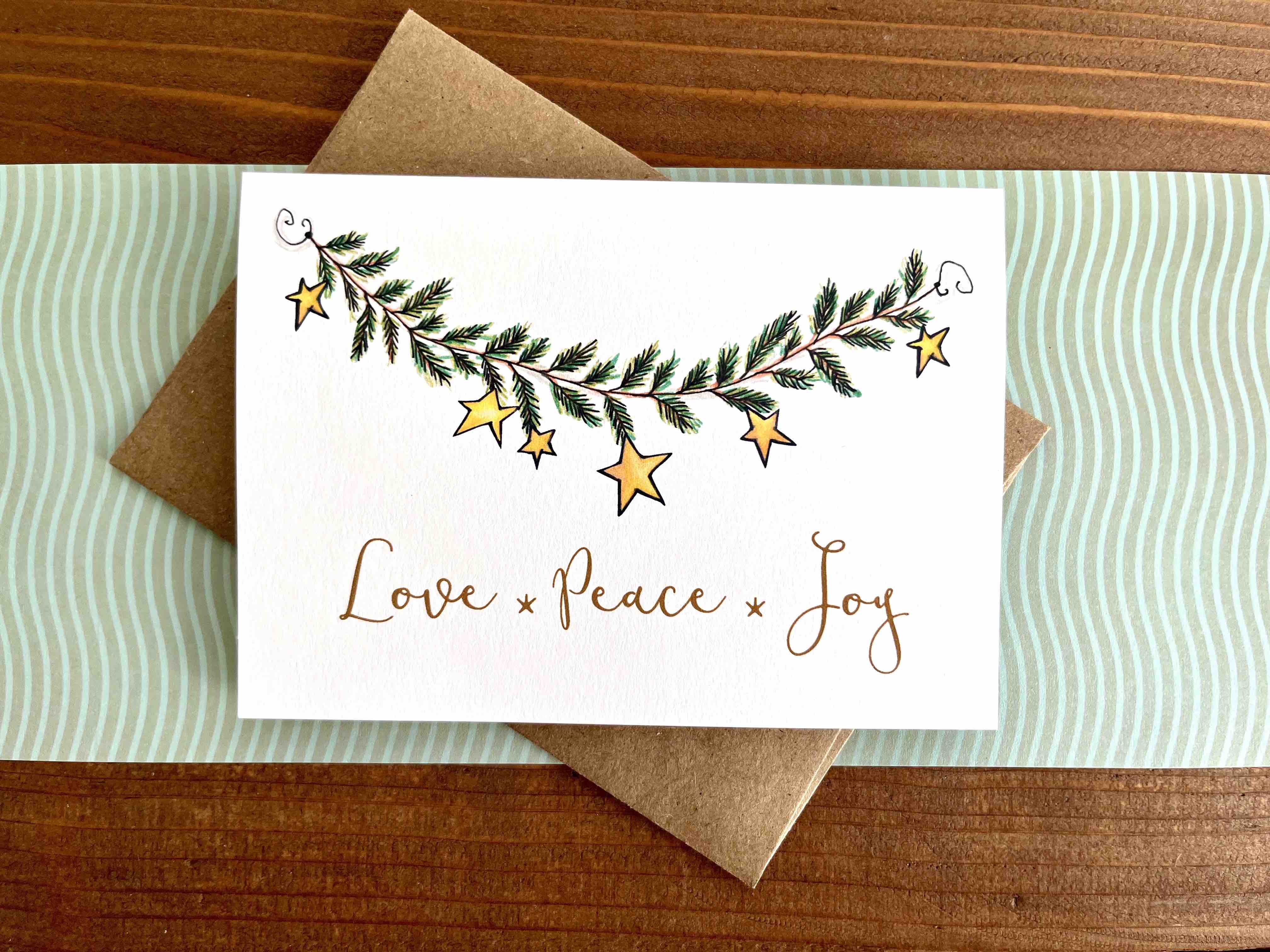 Garland Holiday Cards | Choose Your Message - Boxed Set of 8