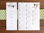 Large Grocery List and Menu Planning Bundle | Set of 2 Magnetic Notepads