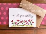 Heart Flower Notecards | Choose Your Message - Boxed Set of 8
