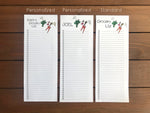 Skinny Grocery List and Menu Planning Bundle | Set of 2 Magnetic Notepads