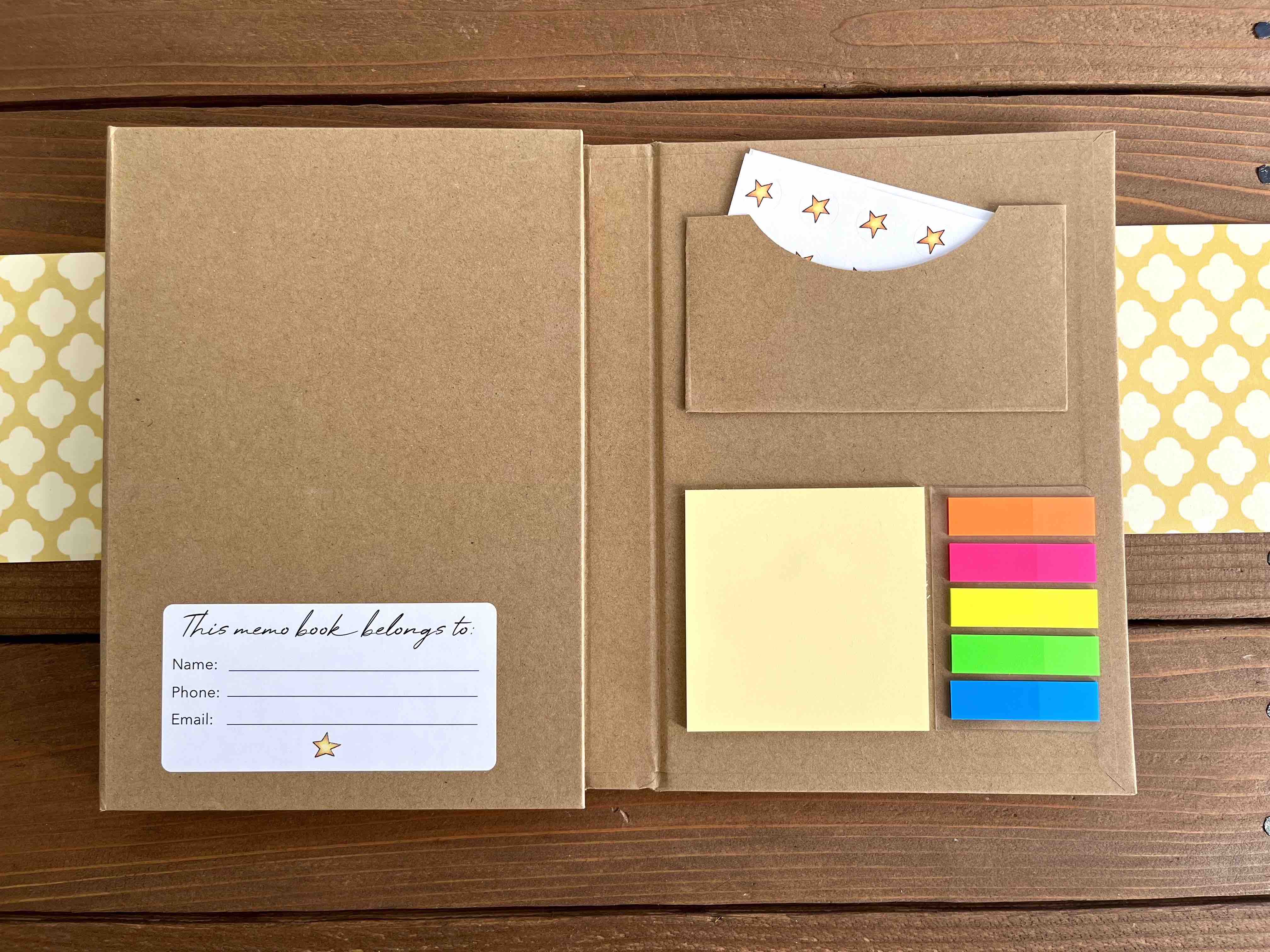 LAST CHANCE Memo Book | Tri-Fold Stationery Kit