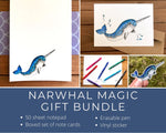 Narwhal Magic Stationery Set Gift Bundle