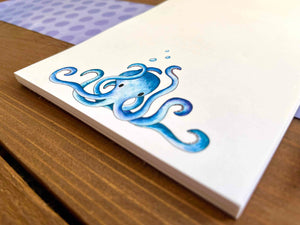 Octopus Notepad - Personalization Available